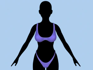 swimsuit 2 3D Model