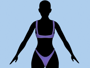 swimsuit 2 Model 3D