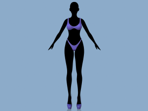 swimsuit 2 Model 3D