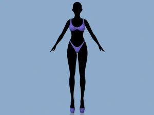 swimsuit 2 3D Model