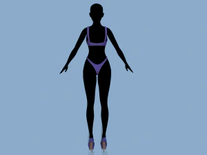 swimsuit 2 3D Model
