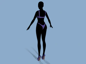 swimsuit 2 3D Model