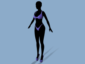 swimsuit 2 Model 3D