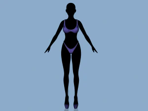 swimsuit 2 3D Model