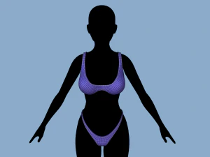 swimsuit 2 3D Model
