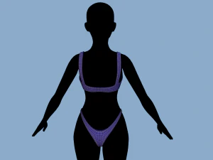 swimsuit 2 3D Model