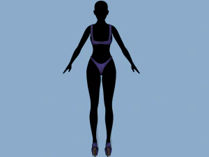 swimsuit 2 3D Model