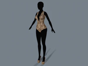 swimsuit 3 3D Model