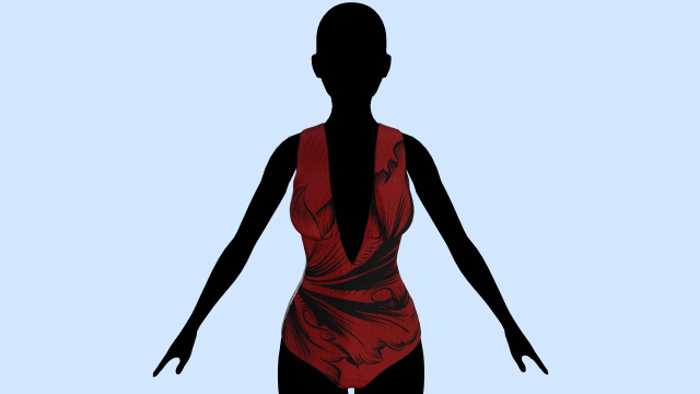 swimsuit 5 Model 3D .c4d .max .obj .3ds .fbx .stl .blend 
