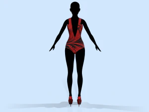 baju renang 5 Model 3D