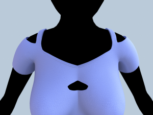 top and skirt 3Dモデル