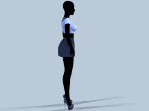top and skirt 3D Model