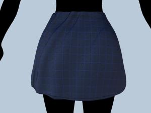 top and skirt 3Dモデル