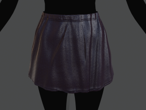 top and skirt 2 Model 3D