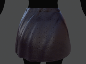 top and skirt 2 Model 3D