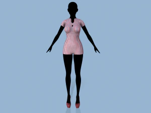 overalls 2 3D Model