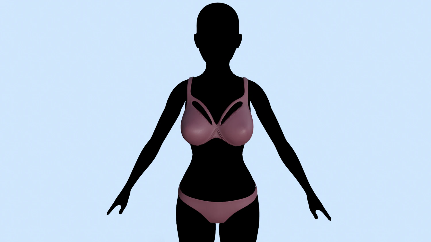 lingerie 3D Model .c4d .max .obj .3ds .fbx .stl .blend 