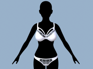 lingerie 2 3Dモデル