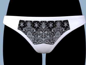 lingerie 2 Modelo 3D