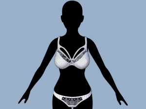 lingerie 2 Modelo 3D