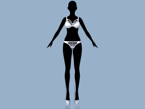 lingerie 2 Modelo 3D
