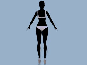 lingerie 2 Modelo 3D