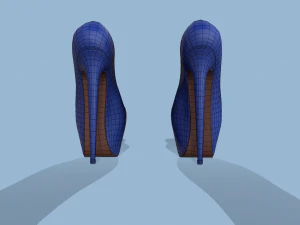 coat blue 3D Model