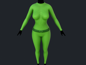 spy costume 3D 모델