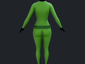spy costume 3D 모델