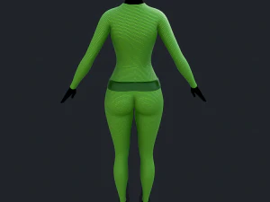 spy costume 3D Model