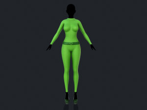 spy costume 3D 모델