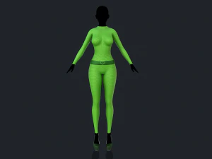 spy costume 3D Model