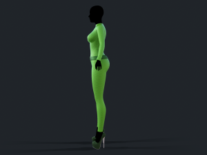 spy costume 3D 모델