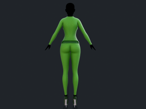 spy costume 3D 모델