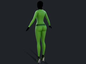 spy costume 3D 모델