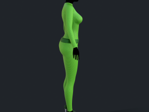 spy costume 3D 모델