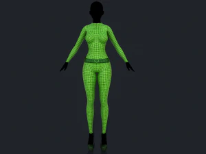 spy costume 3D Model