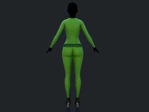 spy costume 3D 모델