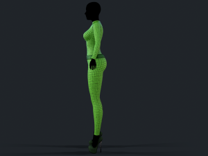 spy costume 3D 모델