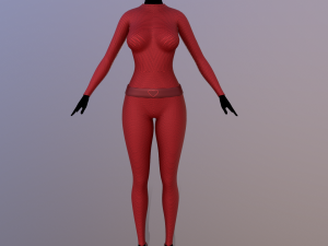 spy costume 2 3D 모델