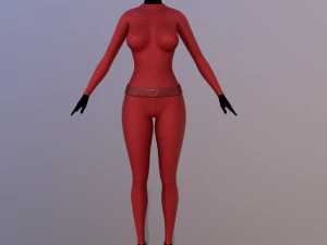 spy costume 2 3D Model