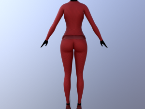 spy costume 2 3D Model