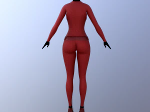 spy costume 2 3D Model