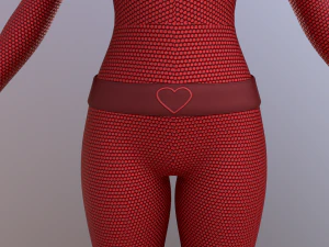 spy costume 2 3D Model