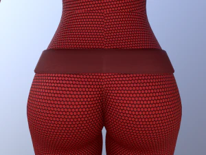 spy costume 2 3D Model