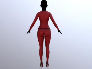 spy costume 2 3D Model