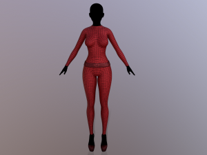 spy costume 2 3D Model