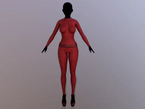 spy costume 2 3D Model