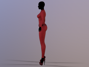 spy costume 2 3D Model