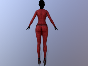 spy costume 2 3D Model